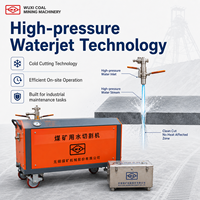 Machine de découpe à jet d'eau abrasif portable antidéflagrante pour la découpe à froid sans étincelles dans les mines souterraines de charbon
