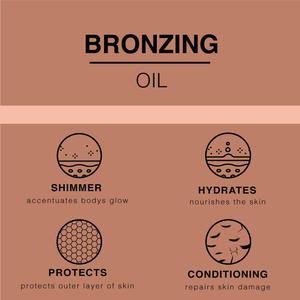 Isner milla OEM/ODM Etiqueta Privada hidratante bronceado sin sol brillo cuerpo sol bronceadores resplandor aceite - Product Image 5