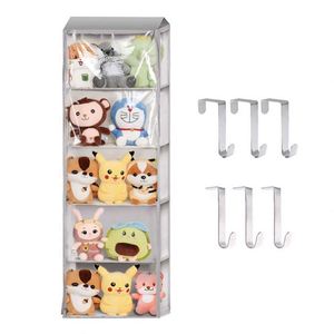 4 <b>Large</b> Pockets Over the Door Organizer PVC Foldable Wall Mount Hanging Storage Bag for Bedroom Pantry Closet Dorm Baby Storage - Product Image 2