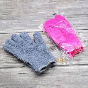 Guantes de Microfibra Lavables y Antiarañazos para Lavado de Autos, Guantes de Limpieza Suaves de 5 Dedos para Quitar el Polvo del Hogar - Product Image 6
