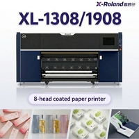 Machine d'impression numérique industrielle stable X-Roland à 8 têtes, imprimante jet d'encre pour papier couché, impression publicitaire sur papier offset