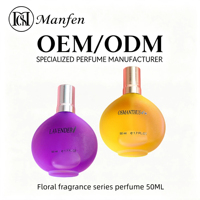 Parfum Floral Pour Femme 50 ml, Brume Corporelle Légère, Parfum Fleur d'Osmanthus, Lys, Rose et Lavande pour Étudiantes, Parfum Abordable