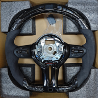 Volant en carbone forgé de style manuel avec LED pour BMW F10 F11 F15 F16 F20 F21 F22 F30 F31 F32 F33 F34 F35 F36 M3 F80