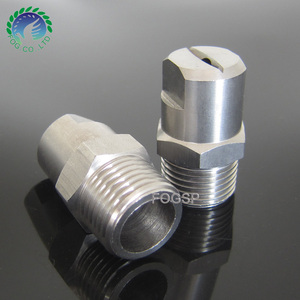 หัวฉีดพ่นแบบพัดแบน HVV รุ่น 303SS 304SS 316SS 316L ทำจากสแตนเลส สำหรับงานเคลือบและระบายความร้อน, หัวฉีดน้ำ - Product Image 3