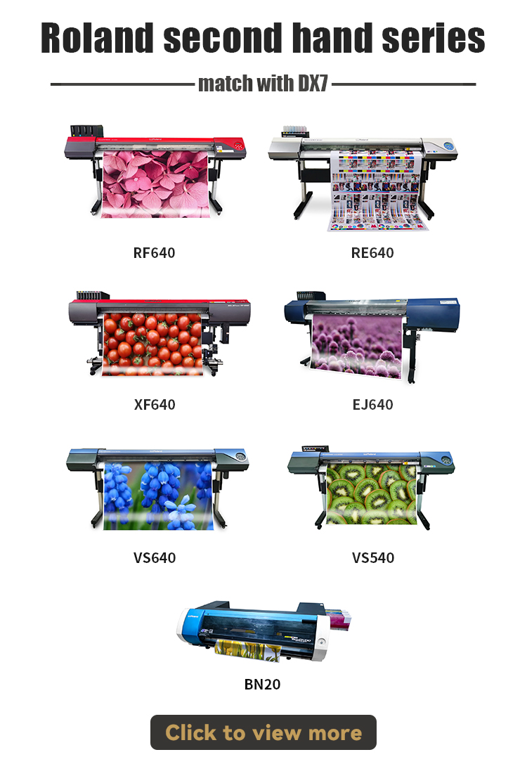 Used Roland VP540 Inkjet Printer for Label and Sticker Print