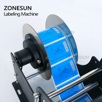 Laizonnesun — Machine d'autocollant Semi-automatique, pot de canettes de vin, bouteilles rondes de bureau