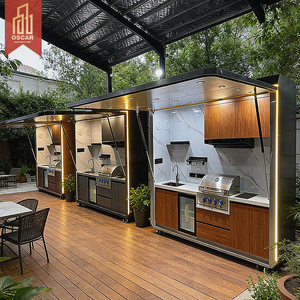 Dapur Luar Ruangan Desain Mewah Modular dari Baja Anti Karat untuk Berkemah dan BBQ - Product Image 1