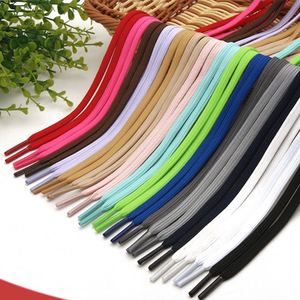 Lacets classiques épais en polyester coloré de 6 mm pour baskets, lacets plats décontractés pour femmes et hommes, lacets pour chaussures AJ - Product Image 1