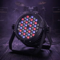 Éclairage de scène professionnel IP65 étanche, 54 LED RGBW 3W DMX512 4-en-1, projecteur matriciel CRI 90, garantie 2 ans, E27