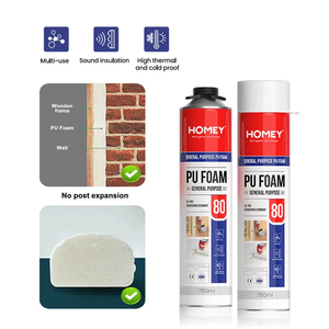 Multi Use General Purpose Insulation Expanding Polyurethane Chemical Adhesive Fire Resistant 750ml Spray Pu Foam