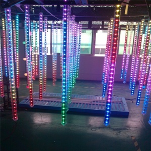 Lumières de Noël en forme de gouttes de <span class=keywords><strong>pluie</strong></span> de météores LED RVB à changement de couleur DMX512 - Product Image 1