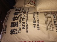 SINOPEC SIS Caoutchouc thermoplastique moussant, granulés blancs résistants aux produits chimiques pour profilés, origine Hunan