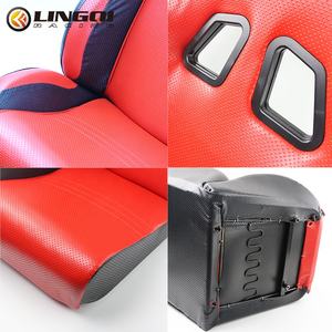 LINGQI Kit de sièges doubles côte à côte avec sièges de course sur rail pour <span class=keywords><strong>karting</strong></span>, <span class=keywords><strong>karting</strong></span>, VTT, UTV, buggy - Product Image 6