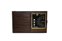 Radio AM/FM 8 bandes avec lecteur MP3, fente pour carte USB/SD et écran LCD, haut-parleur