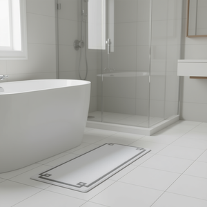 Alfombra de Baño Acolchada de Algodón DB, 24x72, con Respaldo de Espuma Viscoelástica, para Uso Doméstico - Product Image 2