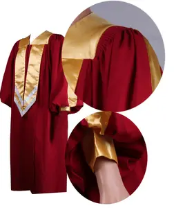 Abito da coro opaco Unisex per battesimo chiesa officiante conferma abito di laurea Priestley per la scuola - Product Image 1