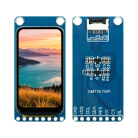 Module LCD TFT 1,47 pouce 172x320 IPS, angle de vision complet, SPI 4 fils, pilote ST7789P3, 262K couleurs, 600 nits de luminosité élevée