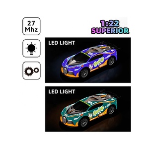 Jacko <strong>Toys</strong> New Trade Festival 1: 22 27 Frequency PVC Transparent Car Shell <strong>Bugatti</strong> Sports Car <strong>Toys</strong> with Lights for Boys - Product Image 4
