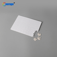 Puzzle en carton sublimable format A5 mini, 80 pièces par puzzle