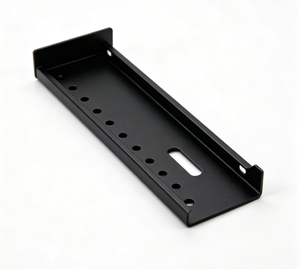 Support de montage en tôle sur mesure, support en acier fabriqué avec trou fendu - Product Image 2