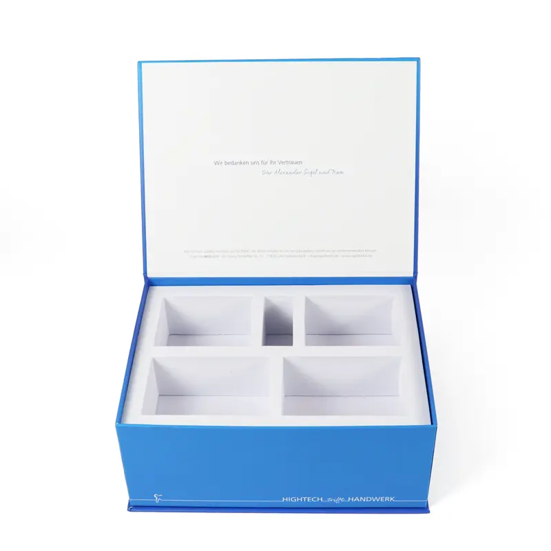 Crown Win Mailing Magnet box Corporate Souvenirs personal isierte Geschenke Set Box mit Trennwänden für Frauen Karton Mistery Papier boxen