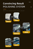 Composé de polissage automobile liquide blanc pour plastique, à coupe ultra-rapide en une étape, 1 kg, durée de conservation de 3 ans, échantillon gratuit