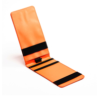 En Stock Orange Premium Scorecard Titulaire En Cuir PU Yardage Livre Couverture Golf Scorecard Livre Crocodile Texture Golf Accessoires
