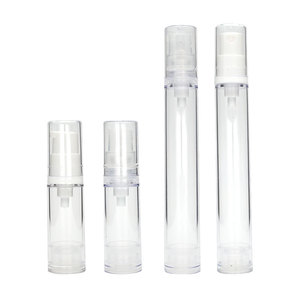Plastic Emulsion Vacuum Spray <b>Bottle</b> 5ml 10ml 15ml Airless <b>Pump</b> Cosmetic Sample Testing Cylinder PET - Product Image 1