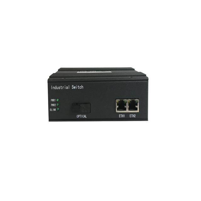 Industrial Grade Gigabit Ethernet Switch with 1 Fiber and 2 Electrical Ports Optical Receiver