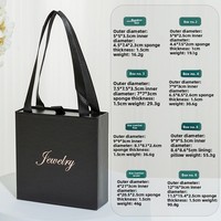 Boîte de rangement portable six couleurs en stock pour bijoux (colliers, bagues) style minimaliste, modèle estampé, vente en gros