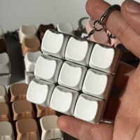 In Stock 9-key Keypad Cute Cate Shape Keyboard Clicker Keycaps Fidget Press Button Mini Keyboard