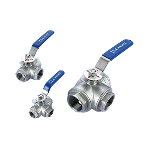 Vanne à boisseau sphérique marine 3 voies en acier inoxydable 316, filetage 3/8 pouce BSP NPT DN10, type T, pour huile, eau, gaz, accessoires de quincaillerie pour yachts et bateaux - Product Image 6