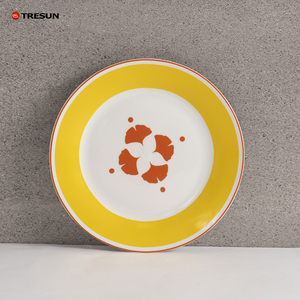 Juego de Vajilla de Cerámica de 12/16 Piezas, Diseño de Hoja de Ginkgo, Plato de Cena con Diseño Bonito, Platos de Porcelana - Product Image 4