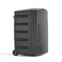 Enceinte PA portable sur chariot de 10 pouces, 80W RMS, avec microphone sans fil rechargeable pour événements karaoké en extérieur