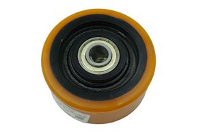 Nueva Rueda para <span class=keywords><strong>Carretilla</strong></span> Elevadora 125/60/4K PU, Capacidad de Carga 1500kg, Rodamiento de Bolas, Rueda para <span class=keywords><strong>Carretilla</strong></span> Eléctrica <span class=keywords><strong>Linde</strong></span> T20sp 0009933803 - Product Image 4