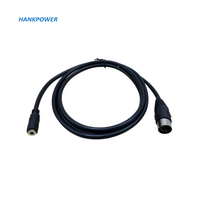Câble DIN 5P à 3.5mm 50CM 5Pin prise DIN mâle à 3.5 MM femelle SmartPhone AUX casque adaptateur de prise stéréo câble d'entrée