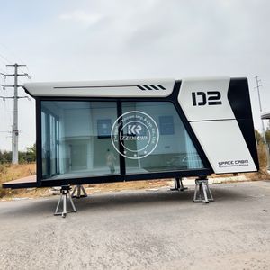Maison de capsule mobile entièrement assemblée pour hôtel en plein air 2025, maison de capsule habitable, capsule spatiale avec système intelligent - Product Image 3