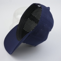 Snel Droogende Sportpet 5 Panel Hoge Profiel Gestructureerde Baseball Cap 3D Puff Borduurwerk Aangepast Logo