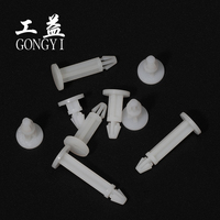 Entretoise de précision en nylon pour circuit imprimé, base large 6 mm, à insertion simple, trou de 4,8 mm, ancre de carte de circuit imprimé, PA66 UL94 8 mm
