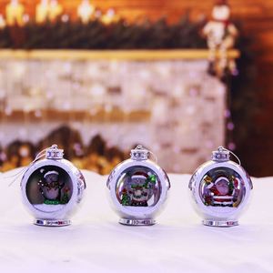 Hot Selling Snowman Santa in Christmas Decoration Ball with Mini Led <b>Light</b> up for Christmas <b>Tree</b> Ornament or Party Table Decor - Product Image 5