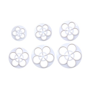 6 Pcs Plum Flower Fondant Decorating Mold Sugar Craft Cookie Cutter Chinese Supplier Shop Online Wholesale - Product Image 6