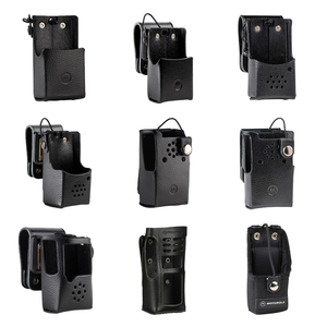 Motorola กระเป๋าหนัง PMLN5866A แท้แบบมีสายคาดเอว, ซองหนังแท้สำหรับ DP2400E ทอล์คกี้ DEP550E DP2600E - Product Image 6
