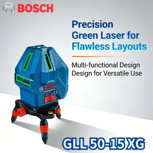 <span class=keywords><strong>Niveau</strong></span> <span class=keywords><strong>laser</strong></span> croisé <span class=keywords><strong>Bosch</strong></span> GLL 50-15 XG 5 lignes, faisceau <span class=keywords><strong>vert</strong></span> avec pointe plombante, auto-nivelant, portée de mesure 15 m - Product Image 2