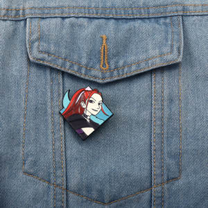 <span class=keywords><strong>Vente</strong></span> directe d'usine en gros, broches en émail noir en métal pour filles, groupe Kpop Demon Hunters, Rumi Mira <span class=keywords><strong>Zoe</strong></span>, personnages - Product Image 3