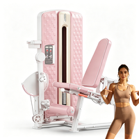 WENDY Équipement de musculation Appareil de force à charges guidées pour exercices assis de flexion/extension des jambes