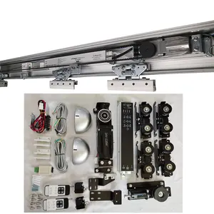 Kit de máquina automática inteligente para abrir portas deslizantes, unidade elétrica inteligente de 300kg, dispositivo para fechar portas deslizantes