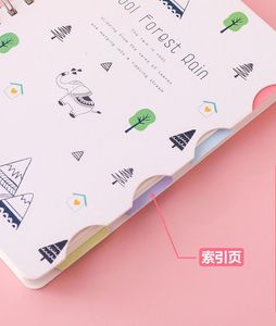 Bìa Cứng Tươi Và Phong Cách Tự Nhiên Bán Hot Loose Leaf Giá Rẻ Tùy Chỉnh Dễ Thương Xoắn Ốc Máy Tính Xách Tay - Product Image 5