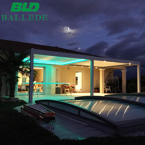 פרגולה חיצונית מרומם 10 'x13' גן גוון מבנים פרגולה רעיונות לחצר האחורית - Product Image 2