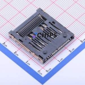 XKSD-1251-5C1 SD Card / Memory Card Connector SMD Connector Plug-In Type Standard SD Card Card Holder 4.58mm - Product Image 2