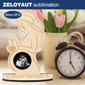 Vente en gros de cadres photo en sublimation pour femmes enceintes Cadeaux souvenirs fantaisie pour les femmes pour la fête des mères - Product Image 5